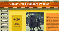 Desktop Screenshot of brownandredstandardpoodlesofcoplarcreek.com